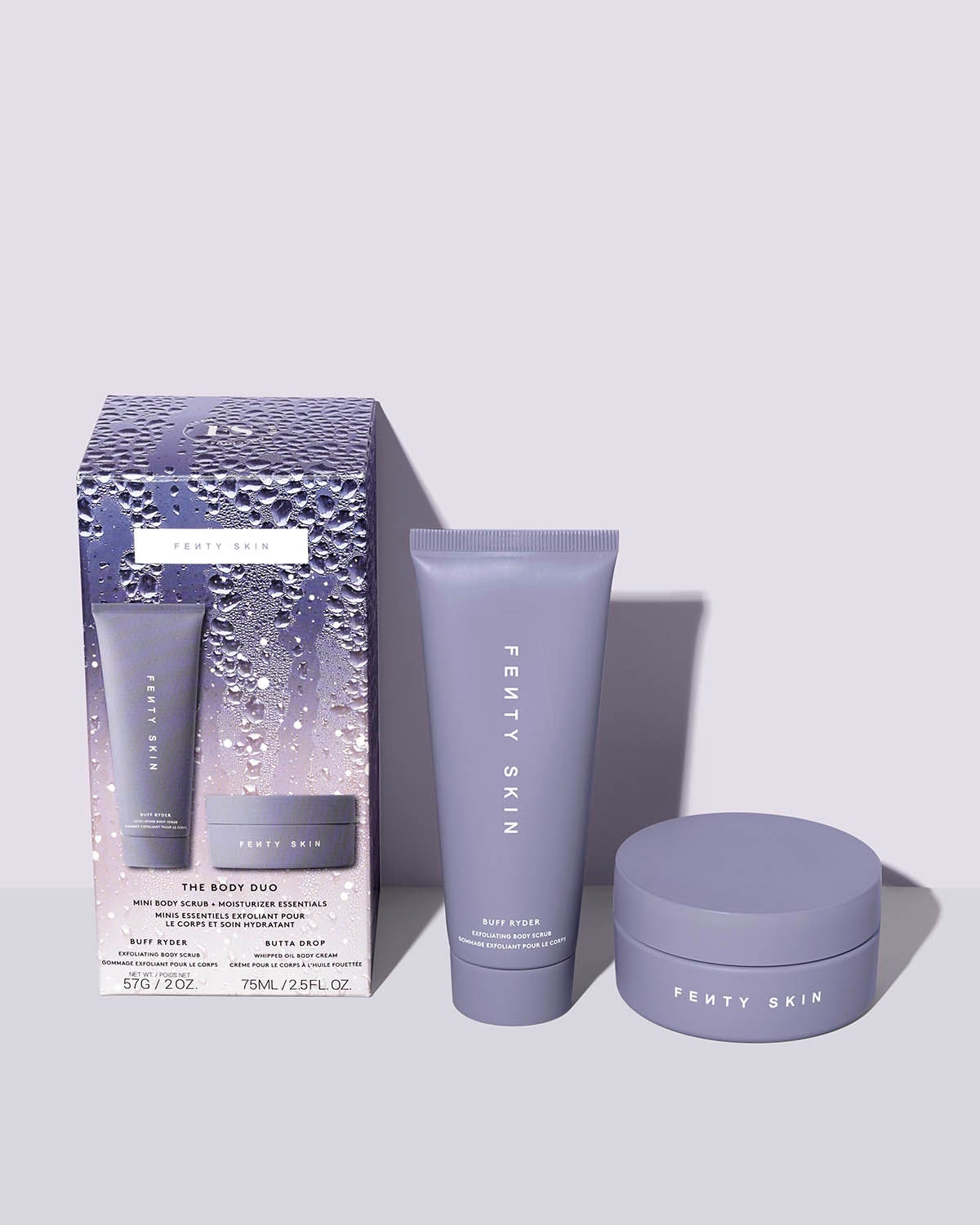 THE BODY DUO MINI BODY SCRUB + MOISTURIZER ESSENTIALS